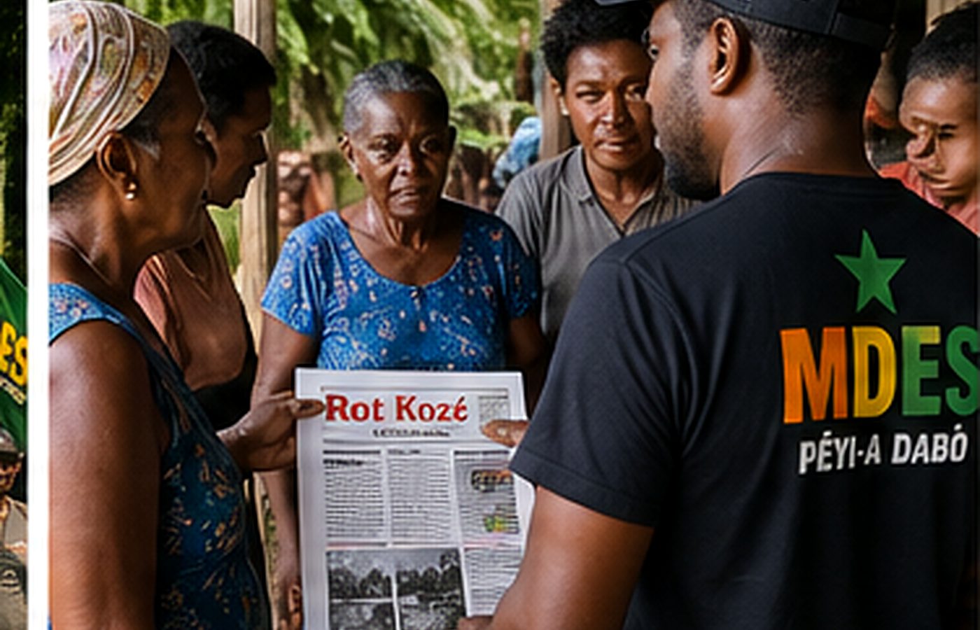 Rencontre militante sur le terrain en Guyane